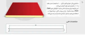 مشخصات فنی ساندویچ پانل کلین روم